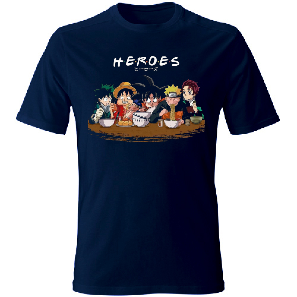 T-SHIRT UNISEX ADULTI E BAMBINI HEROES
