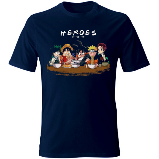 T-SHIRT UNISEX ADULTI E BAMBINI HEROES