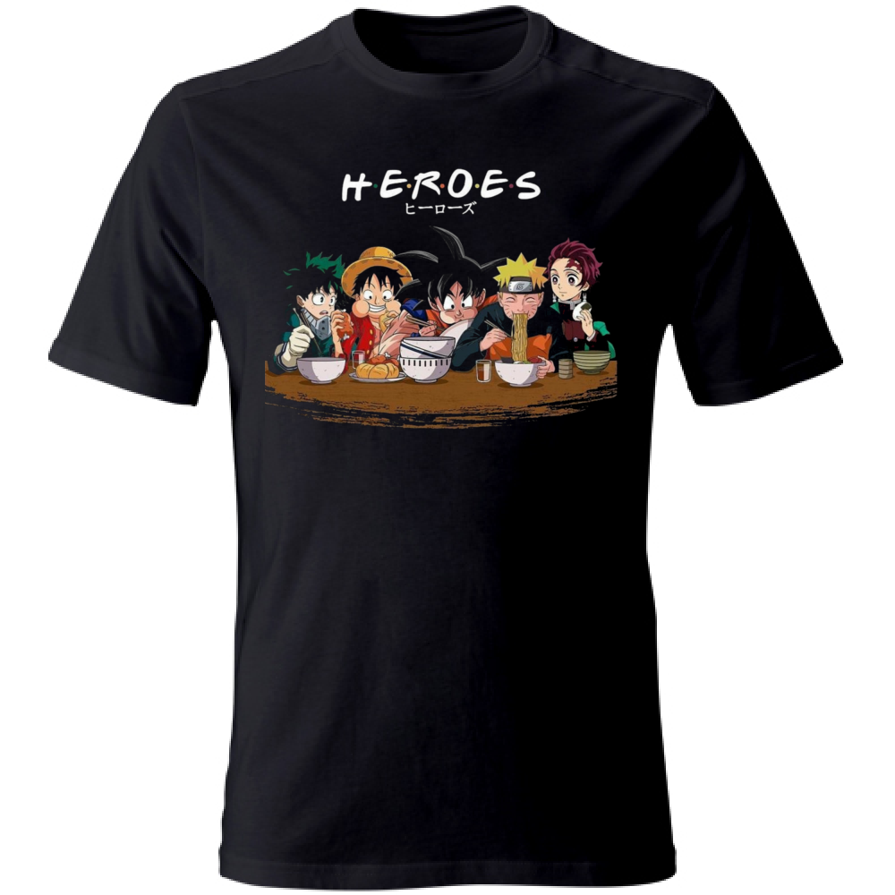 T-SHIRT UNISEX ADULTI E BAMBINI HEROES