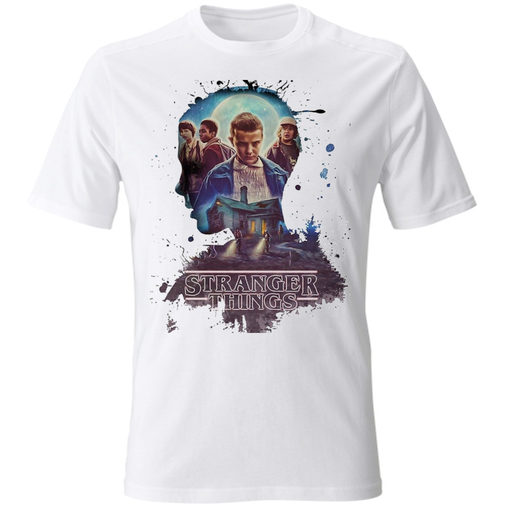 T-SHIR UNISEX ADULTI E BAMBINI STRANGER THINGS MIND ELEVEN