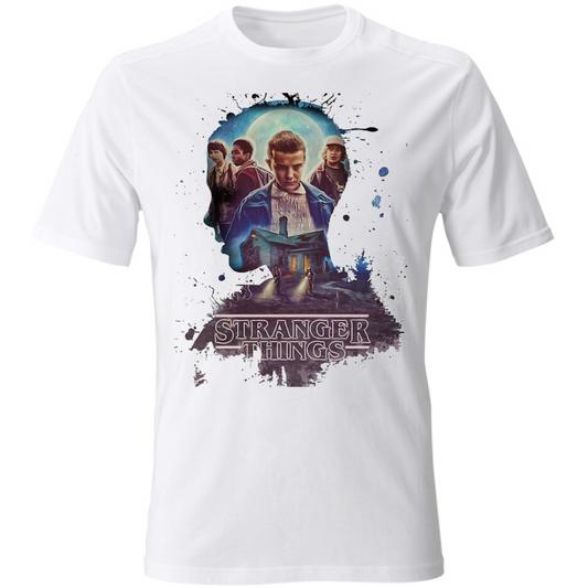 T-SHIR UNISEX ADULTI E BAMBINI STRANGER THINGS MIND ELEVEN