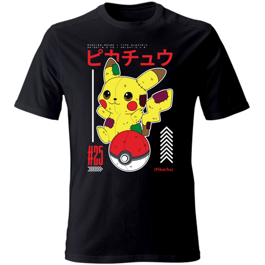 T-SHIRT UNISEX ADULTI E BAMBINI  PIKACHU