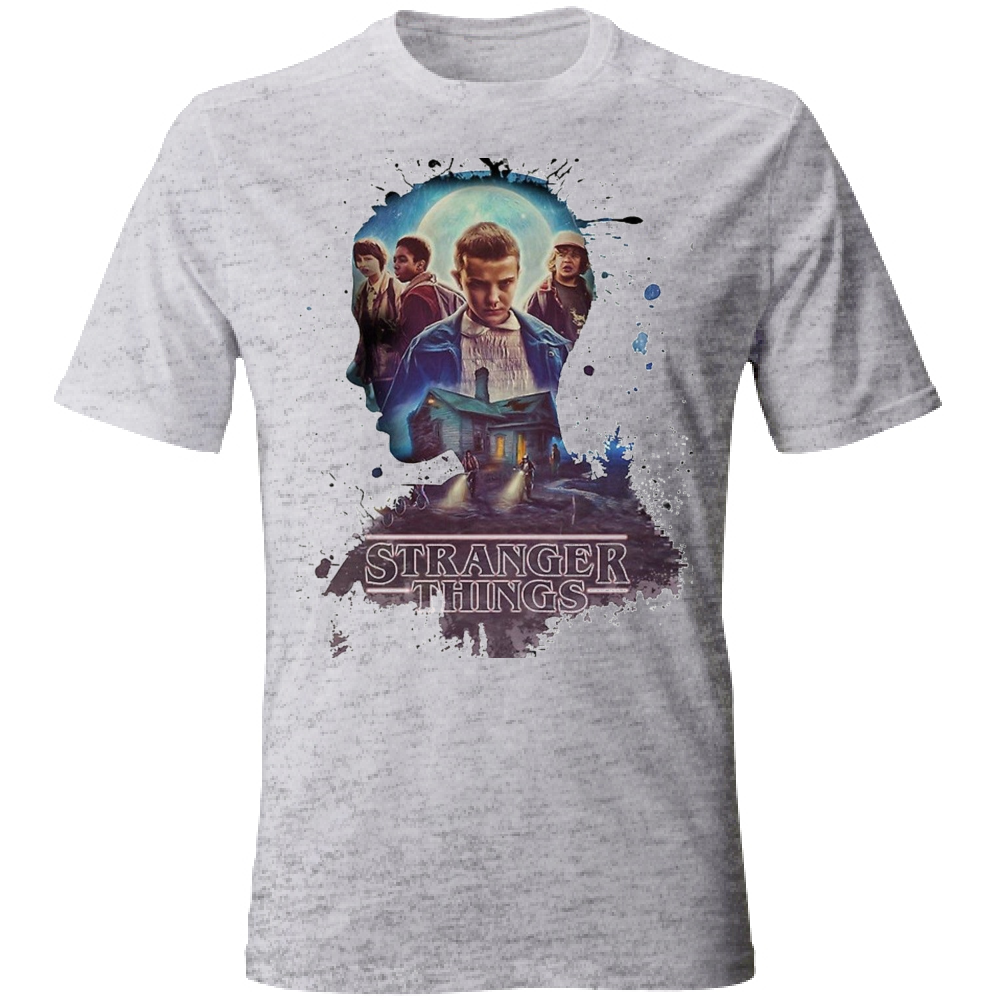 T-SHIR UNISEX ADULTI E BAMBINI STRANGER THINGS MIND ELEVEN
