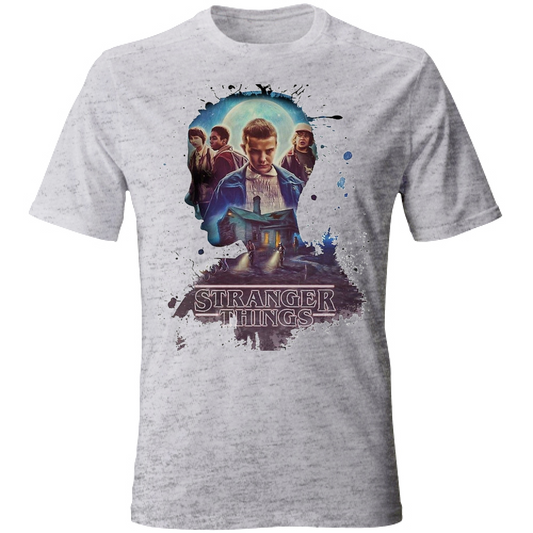 T-SHIR UNISEX ADULTI E BAMBINI STRANGER THINGS MIND ELEVEN