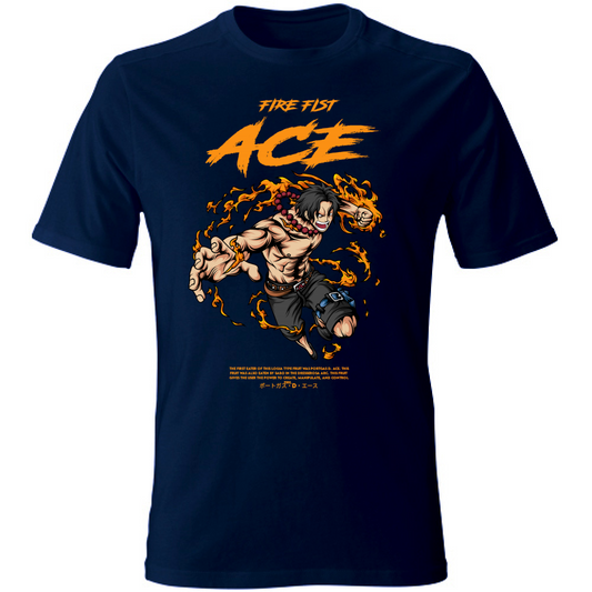 T-SHIRT UNISEX ADULTI E BAMBINI  FIRE FIST ACE