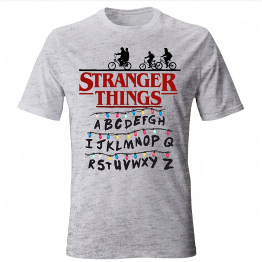 T-SHIRT UNISEX ADULTI E BAMBINI STRANGER THINGS